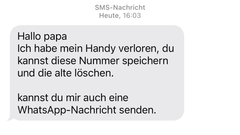 Hinter dem vermeintlichen Kind verbirgt sich ein Krimineller, der es aufs Geld der Handybesitzer abgesehen hat. (Bild: zVg)