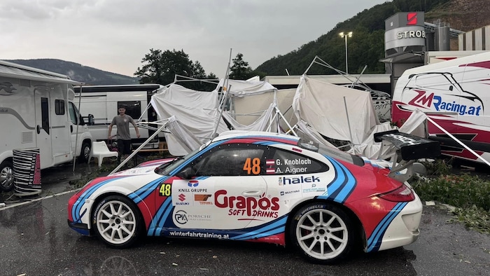 Chaos reigned in the paddock on Friday