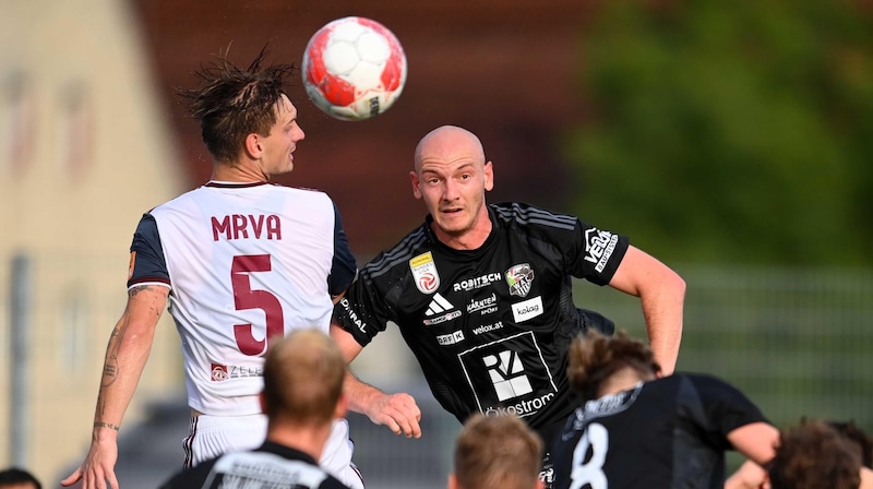 Unusual picture: Ex-Klagenfurt defender Nico Wimmer in WAC kit (Bild: F. Pessentheiner)