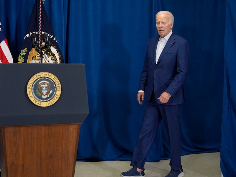 Joe Biden announced a speech to the nation. He also wants to talk to Trump in person. (Bild: AP/Copyright 2024 The Associated Press. All rights reserved.)