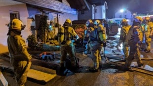 Erst die Feuerwehr konnte den Brand löschen.