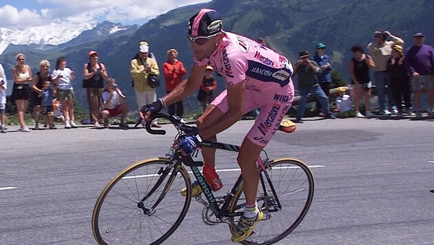 Marco Pantani at the Giro d'Italia 1999 (Bild: AFP/APA/PATRICK KOVARIK)