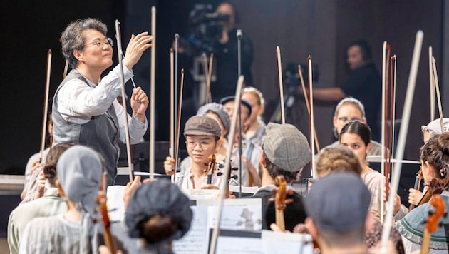 Mei-Ann Chen conducted the Styriarte Youth Orchestra (Bild: Nikola Milatovic)