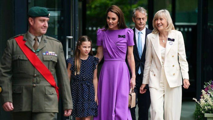 Prinzessin Kate brachte Prinzessin Charlotte mit nach Wimbledon.