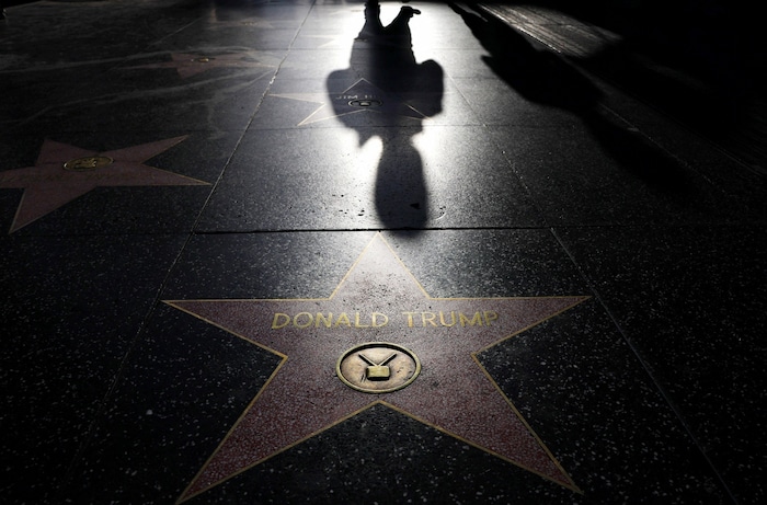 Trumps Stern am Walk of Fame