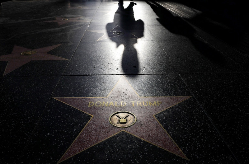 Trumps Stern am Walk of Fame (Bild: APA/Getty Images via AFP/GETTY IMAGES/MARIO TAMA)
