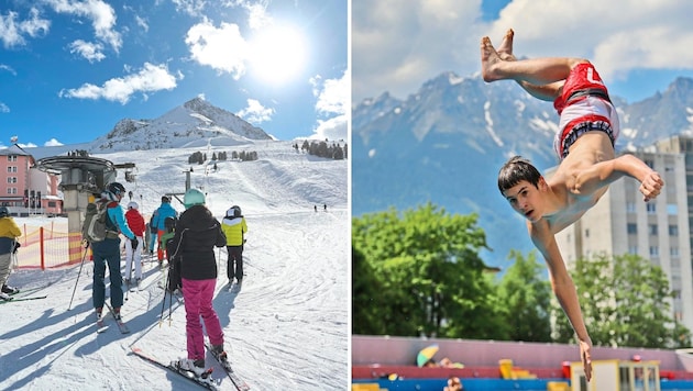 Skifahren im Winter, Badespaß im Sommer – das Freizeitticket ermöglicht vieles zum „Pauschalpreis“. (Bild: Birbaumer Christof)