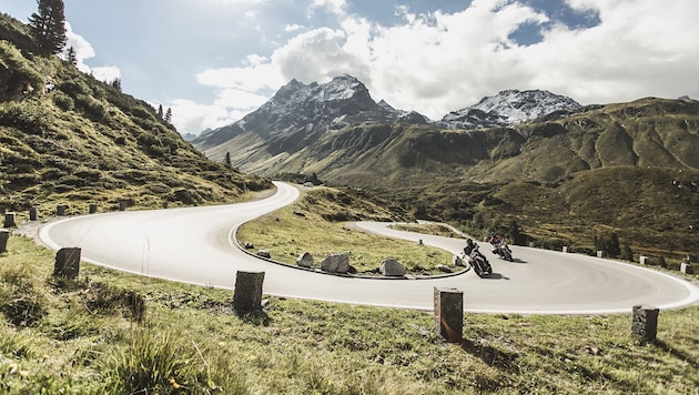 Die Silvretta Hochalpenstraße.  (Bild: Christoph Schöch)