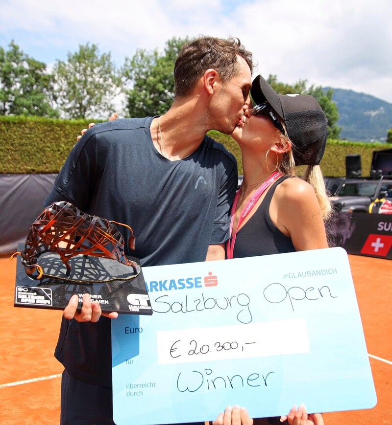 Winner Ritschard with girlfriend Kat. (Bild: Tröster Andreas/Andreas Tröster)