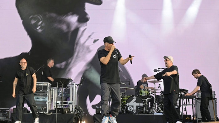 Nach der Starnacht: Fanta 4 Sonntagabend auf der Bühne in der Wörthersee-Ostbucht.