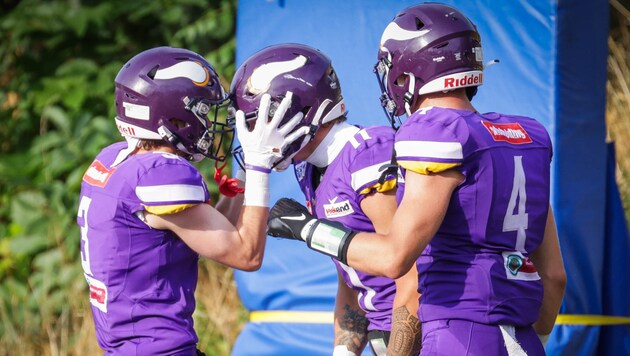 Jubel bei den Vienna Vikings (Bild: GEPA pictures)