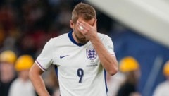 Harry Kane darf auch mit England nicht über einen Titel jubeln.  (Bild: AP ( via APA) Austria Presse Agentur/ASSOCIATED PRESS)