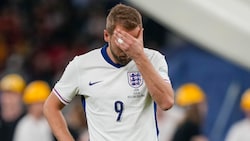 Harry Kane darf auch mit England nicht über einen Titel jubeln.  (Bild: AP ( via APA) Austria Presse Agentur/ASSOCIATED PRESS)