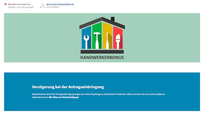 Diese Meldung kommt auf der Seite.