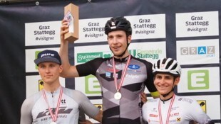 Julus Scherrer durfte in Stattegg über den U23-Titel im XCO jubeln.