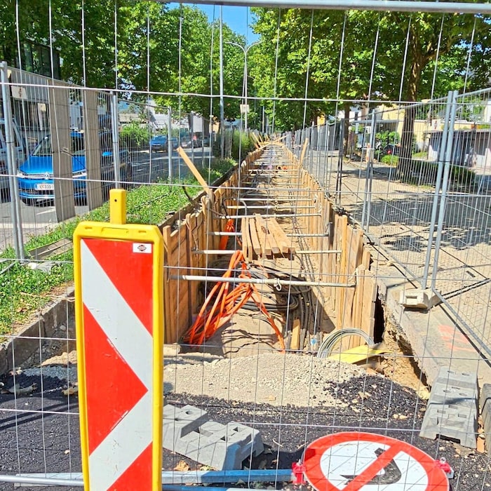 Im Sommer wird  an vielen Baustellen gegraben.