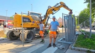 Derzeit gibt es 20 Baustellen in Klagenfurt.