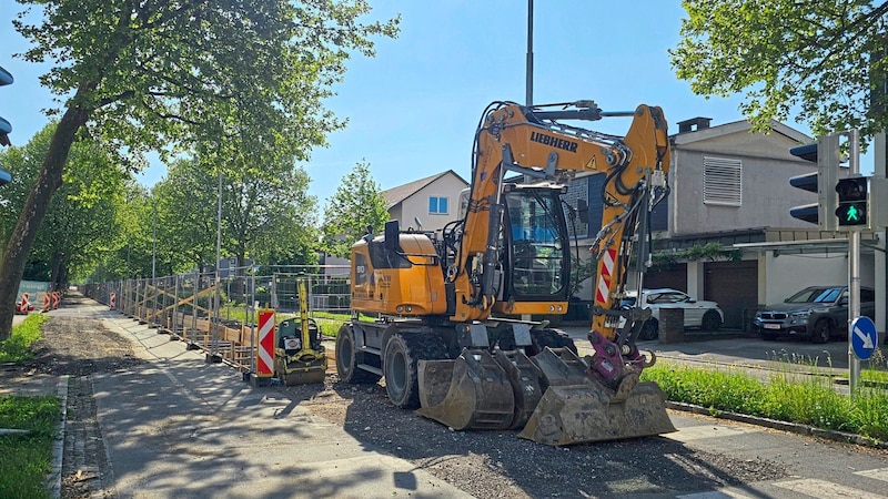 Ganze Straßenzüge sind gesperrt. (Bild: Tragner Christian/Christian Tragner)