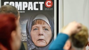 Das Verbot des deutschen rechtsextremen Magazins „Compact“ wurde wieder aufgehoben. (Bild: dpa)