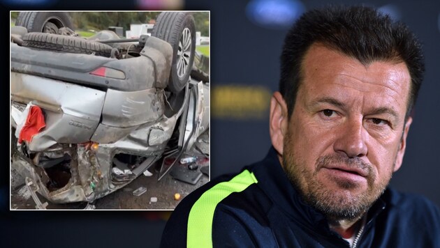 Carlos Dunga war in einen schweren Autounfall verwickelt.