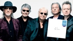 Hard Rock seit 64 Jahren und noch immer nicht müde: Die britischen Legenden Deep Purple rund um Gründungsmitglied und Drummer Ian Paice (m.). (Bild: Krone KREATIV/Earmusic, Jim Rakete)