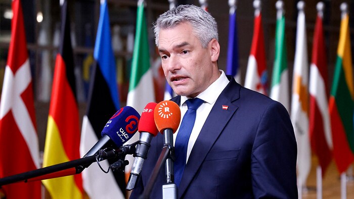 Die Regierung von Karl Nehammer hat sich noch nicht auf eine einheitliche Linie bezüglich Ungarn ...