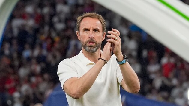 Gareth Southgate steps down as England coach. (Bild: AP ( via APA) Austria Presse Agentur/ASSOCIATED PRESS)