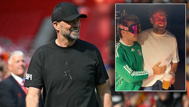 Ski Aggu had a tempting offer for Jürgen Klopp - but he turned it down. (Bild: AFP/APA/Paul ELLIS, X/joonceps)