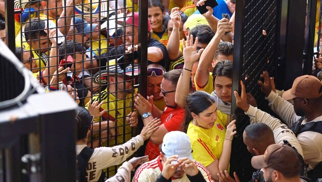 Bei der Copa America in den USA regierte das Chaos. (Bild: AFP/2024 Getty Images)