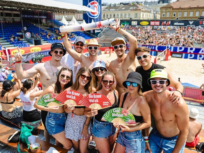 Die Fans feierten friedlich und ausgelassen.