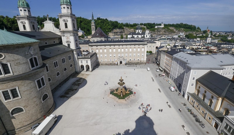 Die historischen Plätze der Altstadt um den Salzburger Dom sind nominiert. (Bild: Tschepp Markus)