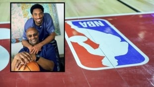 Joseph Bryant, Kobe Bryant (Bild: AFP; x.com/kobehighlight/)