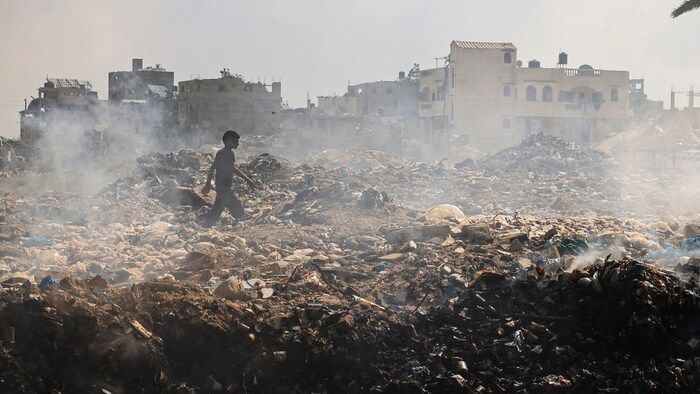 Rauch nach einem israelischen Luftangriff im Gazastreifen