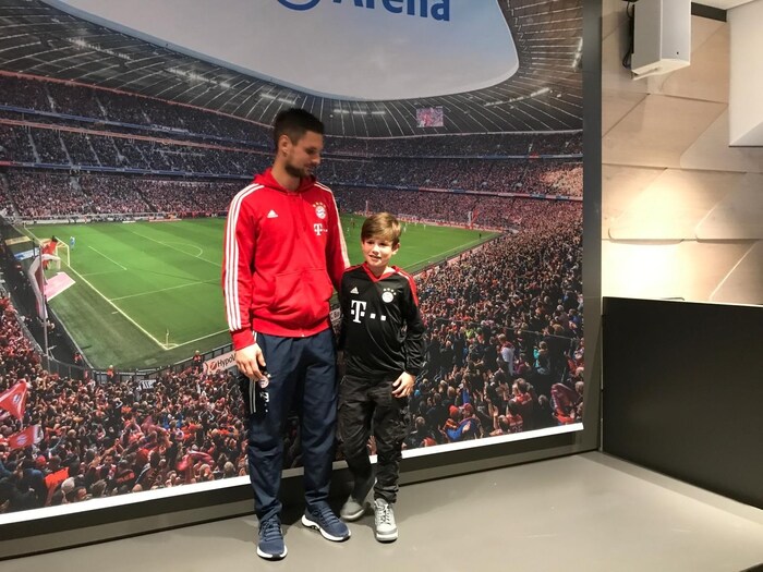 Vor sieben Jahren traf Leo Rosenberg sein Idol Sven Ullreich schon einmal in München.