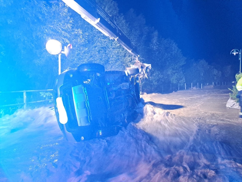 Szenen der Verwüstung in Thörl. (Bild: FF Thörl)