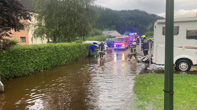 Unwetter in der Veitsch. (Bild: BFVMZ)