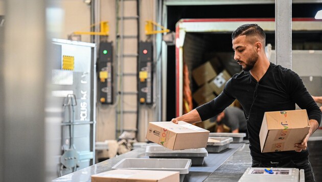 Austrian Post operates a state-of-the-art logistics center in Allhaming. (Bild: Wenzel Markus)