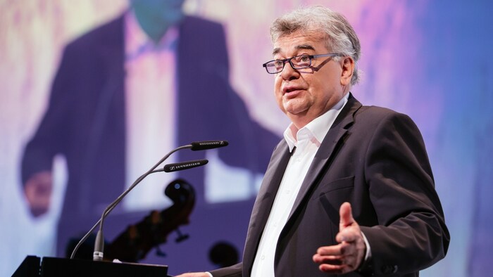 Vice-Chancellor Werner Kogler at the opening of the festival.