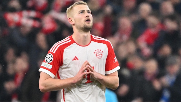 Matthijs de Ligt wechselte von Bayern zu Manchester United.  (Bild: AFP/APA/Kirill KUDRYAVTSEV)