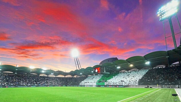 With the "Krone" to the test match highlight of Sturm in the Merkur Arena. (Bild: Pail Sepp/Sepp Pail)