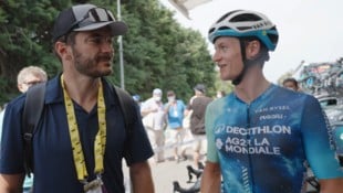 Cyprien Sarrazin (l.) und Felix Gall (Bild: Decathlon AG2R La Mondiale)