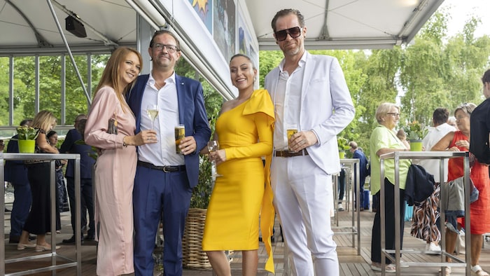 Illustre Festspielgäste aus Bregenz.
