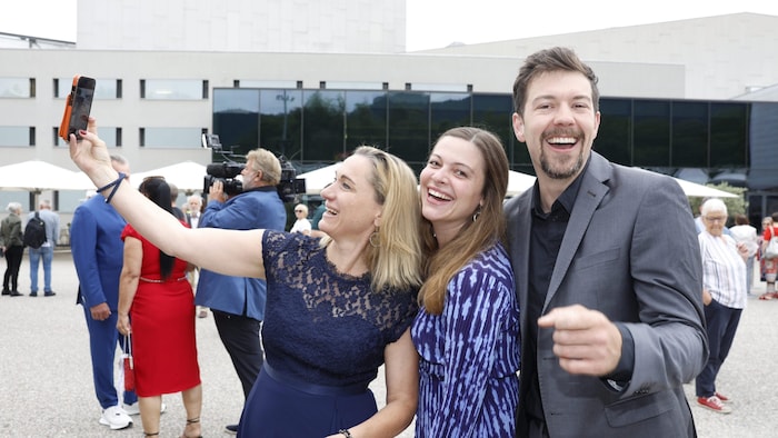 Ein Selfie geht immer.