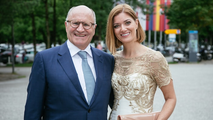 Hans-Peter Metzler mit Kathrin Cometto.