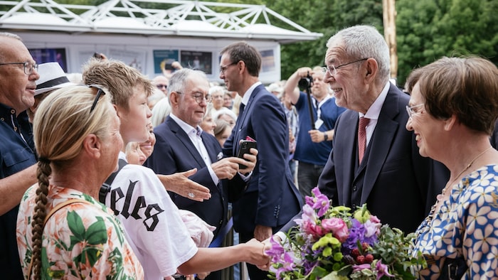 Bundespräsident Van der Bellen und Doris Schmidauer zeigten sich ganz nahbar.