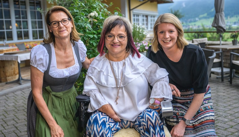 Angelika Dengg, Marianne Hengl, Johanna Dengg (Bild: Franz Oss)