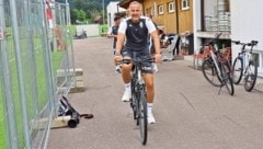 Adi Hütter ist im Trainingslager in Windischgarsten viel mit dem Fahrrad unterwegs. (Bild: Hörmandinger Marion/Marion Hörmandinger)