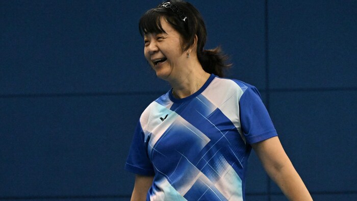 Zhiying Zeng hat wieder Spaß daran, Tischtennis zu spielen.