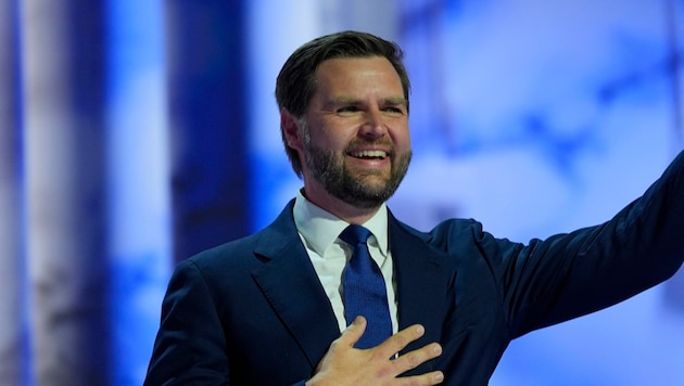 US senator and vice-presidential candidate J.D. Vance (Bild: AP/Julia Nikhinson)