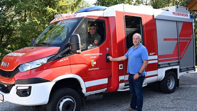 The Dolintschach fire department's vehicle has massive defects.
